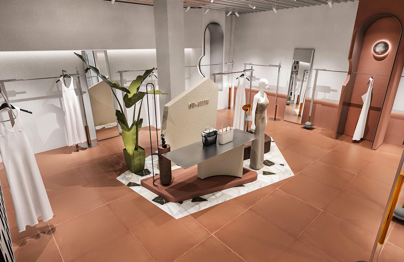 130平米包包專賣(mài)店設(shè)計(jì)裝修效果圖