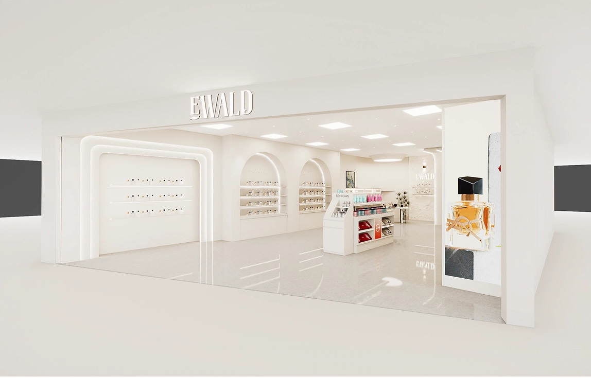 45平米鄭州化妝品店鋪直播間設(shè)計效果圖