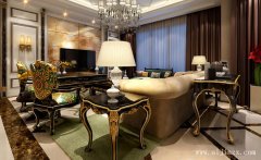 奢華大氣的歐式風(fēng)格大戶(hù)型裝修效果圖